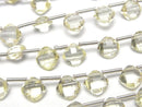 Diamond, Lemon Quartz Gemstone Beads