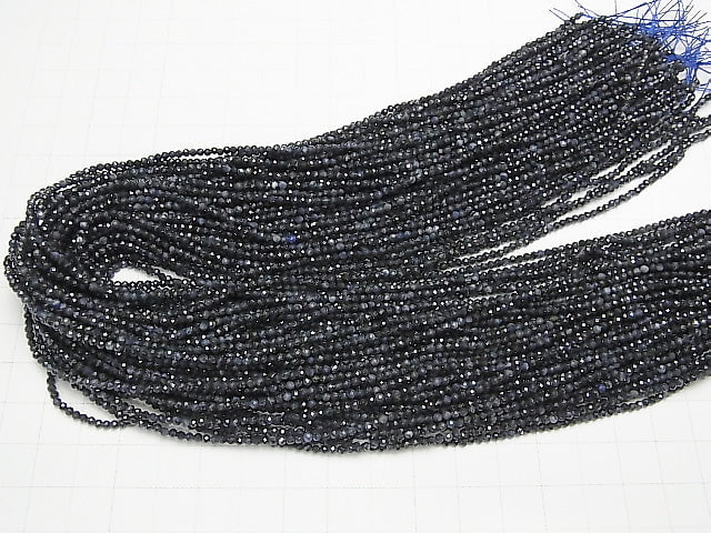 High Quality!  Sapphire AA Faceted Round 2mm  1strand beads (aprx.15inch/37cm)