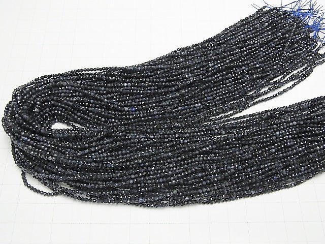 High Quality!  Sapphire AA Faceted Round 2mm  1strand beads (aprx.15inch/38cm)