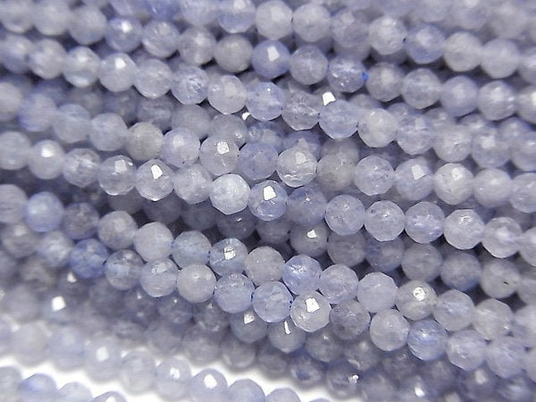 Faceted Round, Tanzanite Gemstone Beads