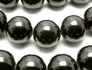 Black Tourmaline AAA Round 14mm 1/4 or 1-strand beads (approx. 15 inches/36 cm)
