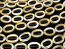 [Video] Mother of Pearl MOP Beige Donut Shape Twist Oval 25x18x4mm half or 1strand beads (aprx.14inch/35cm)