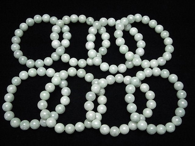 [Video] Burmese Jadeite AAA Round 10mm Bracelet