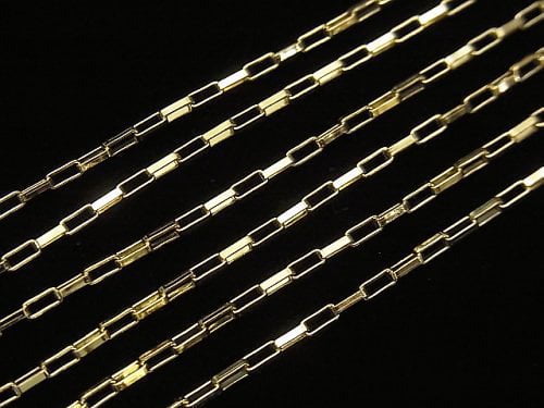 14KGF long box chain 4.3x1.7mm 10cm