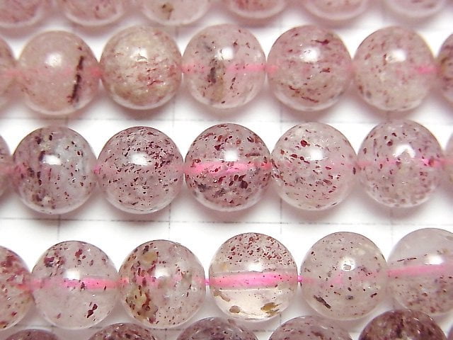 [Video]Pink Epidote AA Round 8mm 1strand beads (aprx.15inch/38cm)