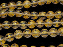 [Video] Gold! Carved with 7 types of Sanskrit characters! Crystal AAA Round 8mm-16mm half or 1strand beads (aprx.15inch/36cm)