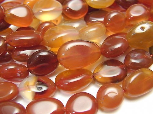 Carnelian, Nugget Gemstone Beads