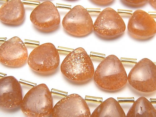 Chestnut Shape, Sunstone Gemstone Beads
