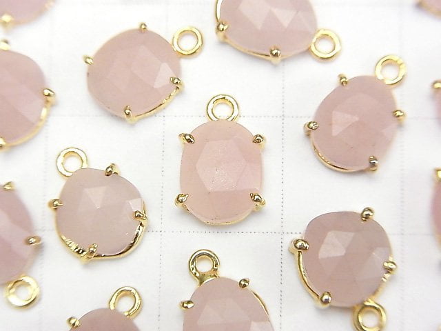 [Video] Guava Quartz A++ Bezel Setting Freeform Rose Cut 18KGP 3pcs