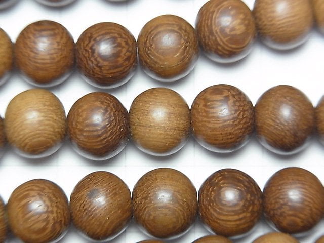 Wood Beads  Semi Round 10mm 1strand beads (aprx.15inch/38cm)