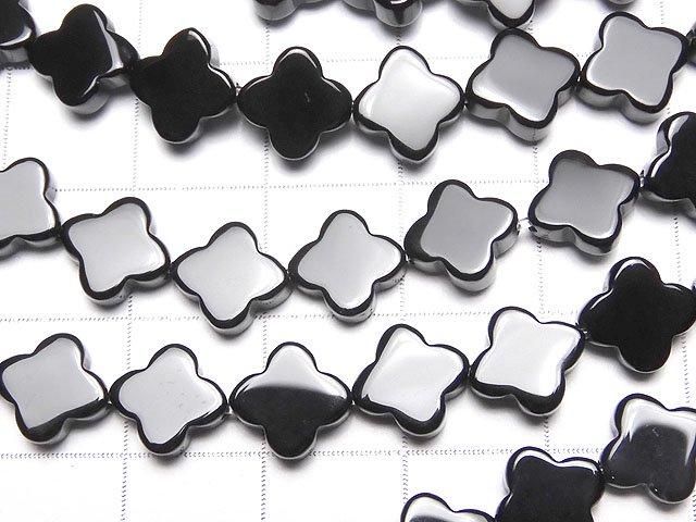 [Video] Onyx Flower Motif 8x8mm Half or 1-Strand Beads (approx. 15inch/38cm)