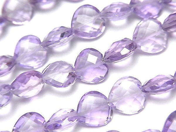 Amethyst, Heart Gemstone Beads