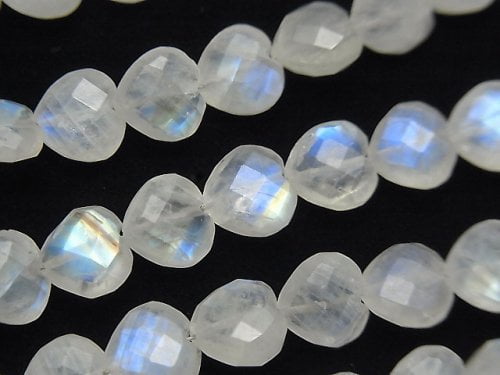 Heart, Rainbow Moonstone Gemstone Beads