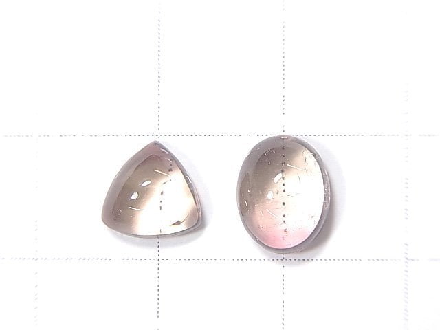 [Video] [One of a kind] High Quality Pink Tourmaline AAA Cabochon 2pcs set NO.216