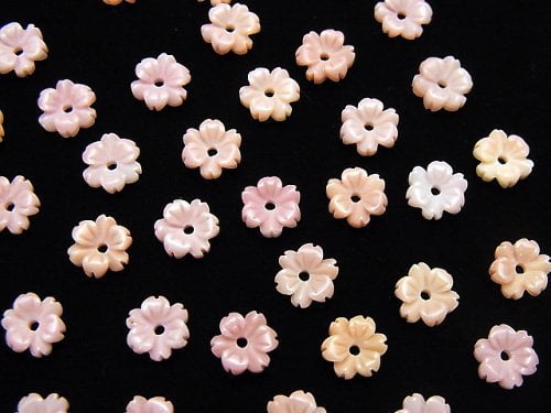 Flower, Mother of Pearl (Shell Beads) Pearl & Shell Beads