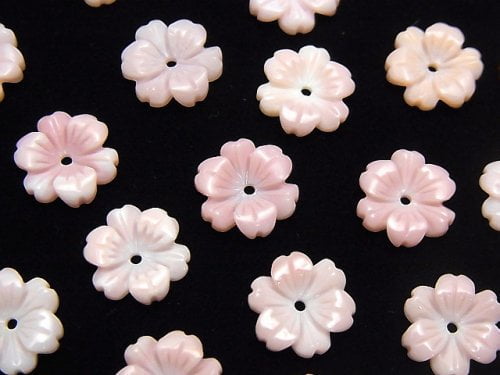 Flower, Mother of Pearl (Shell Beads) Pearl & Shell Beads