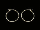 14KGF G Pierced Hoop [13mm][15mm][19mm][22mm][29mm][50mm] 1pair