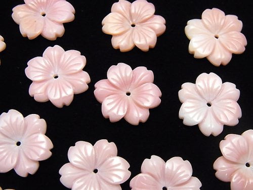 Flower, Mother of Pearl (Shell Beads) Pearl & Shell Beads