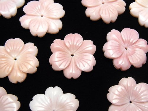 Flower, Mother of Pearl (Shell Beads) Pearl & Shell Beads