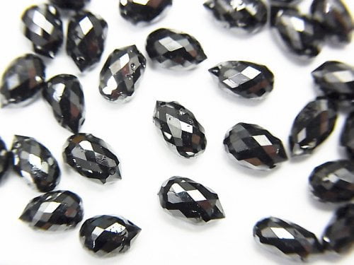 Diamond, Drop, Faceted Briolette Gemstone Beads