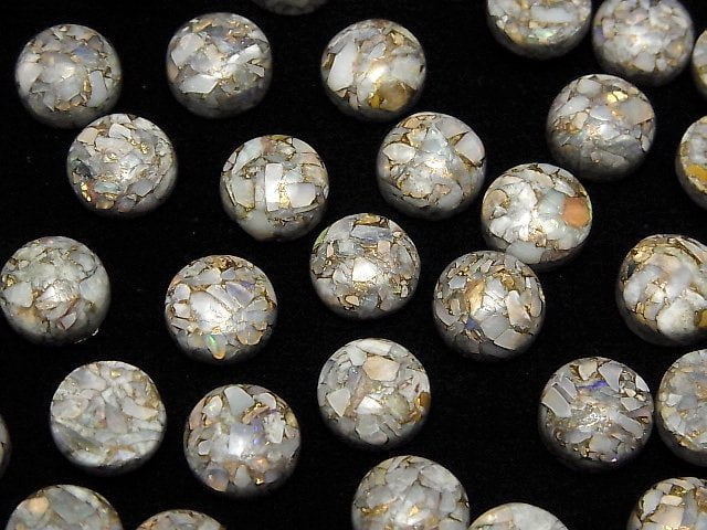 [Video] Copper Opal AAA Round Cabochon 10x10mm 3pcs