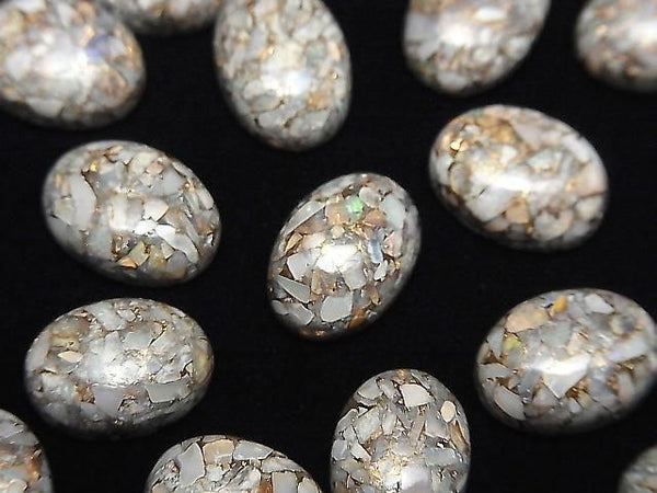 [Video] Copper Opal AAA Oval Cabochon 14x10mm 2pcs