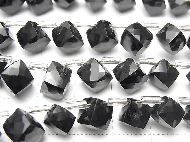 [Video] High Quality Onyx AAA Dice Shape 1strand beads (aprx.7inch / 18cm)