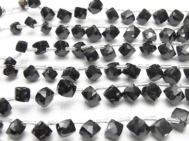 [Video] High Quality Onyx AAA Dice Shape 1strand beads (aprx.7inch / 18cm)