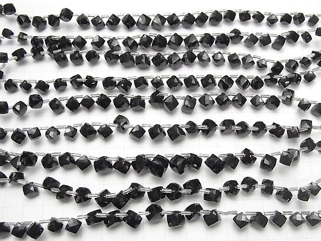 [Video] High Quality Onyx AAA Dice Shape 1strand beads (aprx.7inch / 18cm)