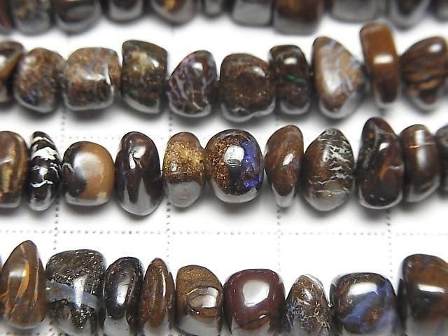 [Video] Australian Boulder Opal AA Small Nugget Half or 1 Strand Bead (approx. 8 inches/20 cm)