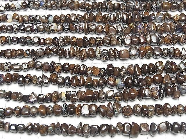 [Video] Australian Boulder Opal AA Small Nugget Half or 1 Strand Bead (approx. 8 inches/20 cm)