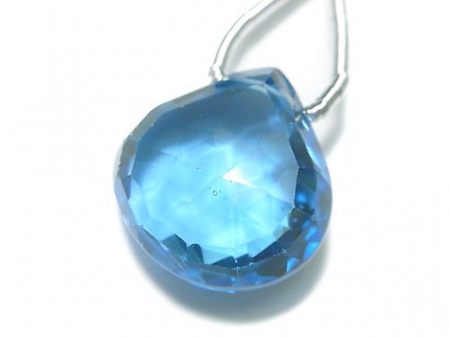 Chestnut Shape, Faceted Briolette, One of a kind, Topaz One of a kind