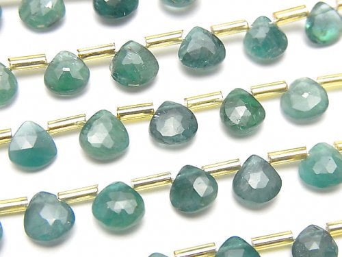 [Video] Grandidierite AA++ Chestnut Faceted Briolette 1strand beads (aprx.7inch/18cm)