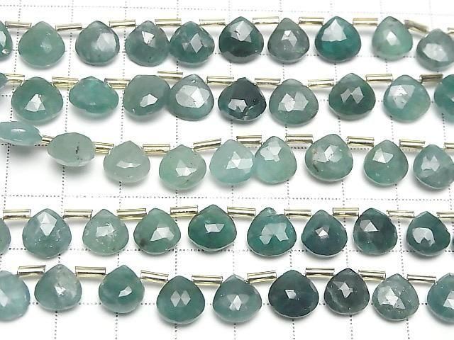 [Video] Grandidierite AA++ Chestnut Faceted Briolette 1-strand beads (approx. 7 inches/18 cm)