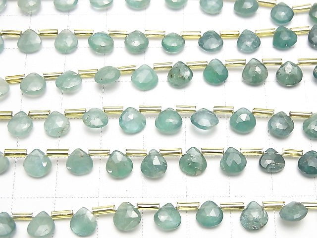 [Video] Grandidierite AA++ Chestnut Faceted Briolette 1strand beads (aprx.7inch/18cm)