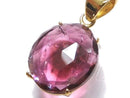 [Video][One of a kind] Pink Tourmaline AAA- Pendant 18KGP NO.14