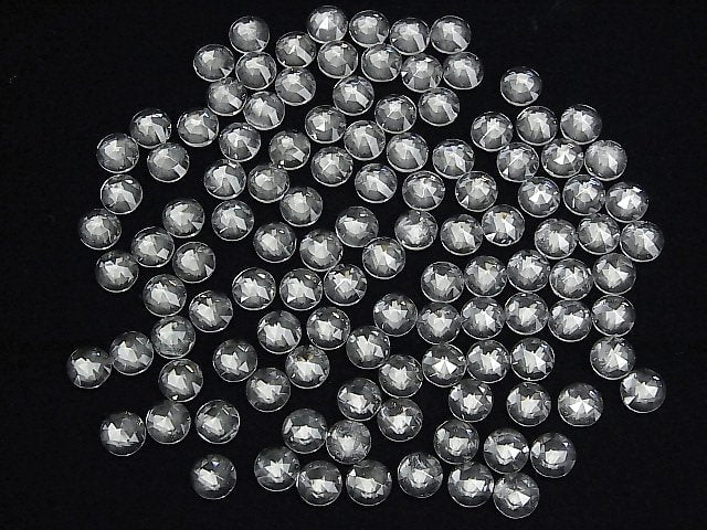 [Video] Crystal AAA Round Rose Cut 6x6mm 5pcs