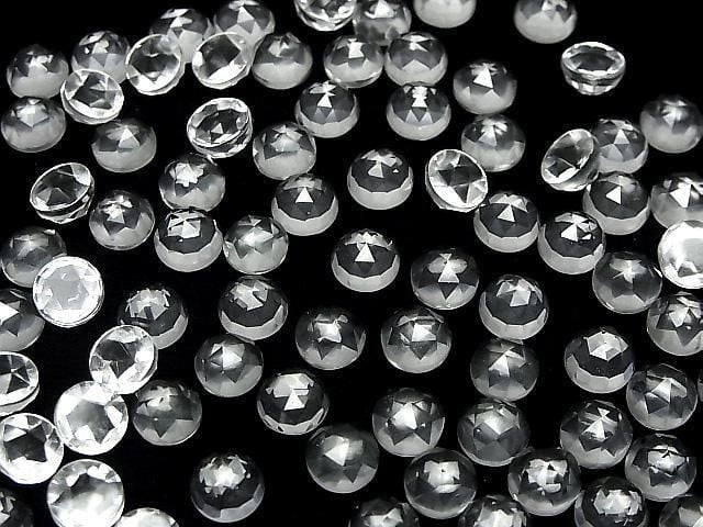 [Video] Crystal AAA Round Rose Cut 8x8mm 4pcs