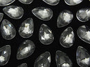 Crystal Quartz, Pear Shape, Rose Gemstone Beads