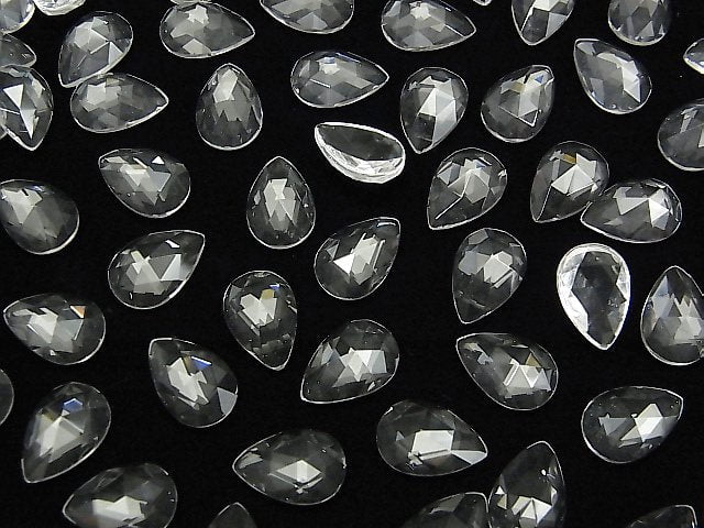 [Video] Crystal AAA Pear shape Rose Cut 12x8mm 3pcs