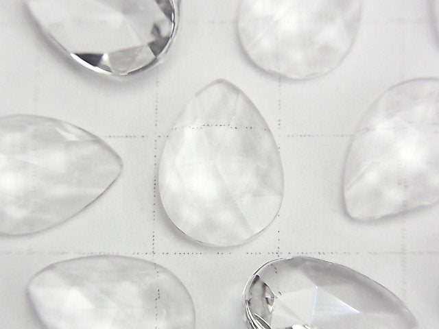 [Video] Crystal AAA Pear shape Rose Cut 14x10mm 2pcs