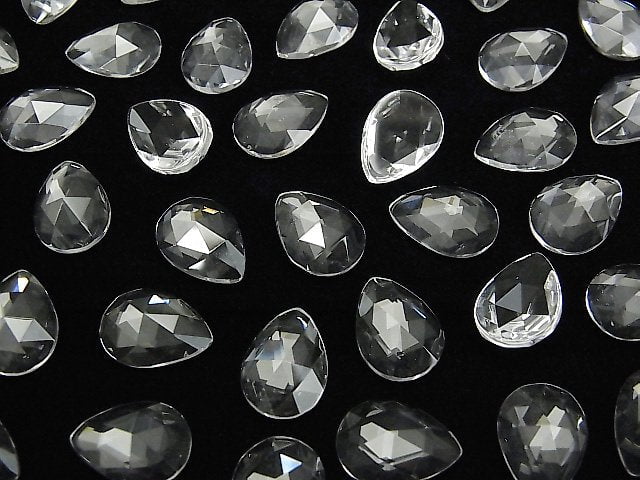 [Video] Crystal AAA Pear shape Rose Cut 14x10mm 2pcs