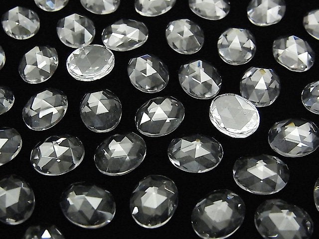 [Video] Crystal AAA Oval Rose Cut 10x8mm 3pcs