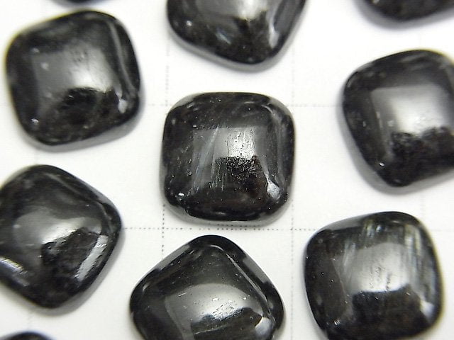 [Video] Nuummite Square Cabochon 10x10mm 3pcs