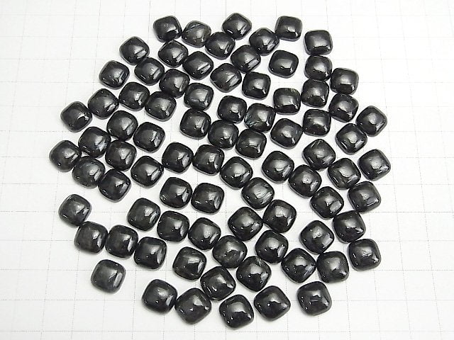 [Video] Nuummite Square Cabochon 10x10mm 3pcs