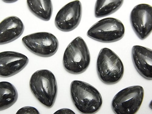 Cabochon, Nuummite / Astrophyllite Gemstone Beads