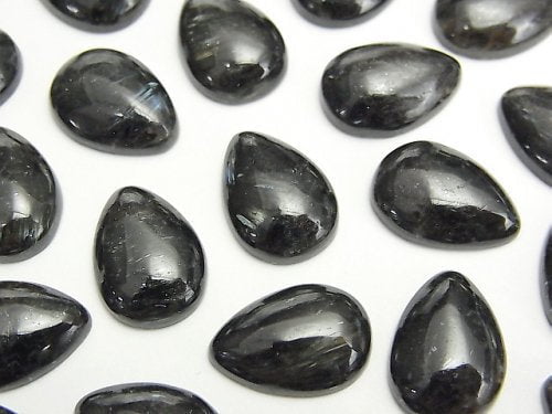 Cabochon, Nuummite / Astrophyllite Gemstone Beads