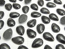 [Video] Nuummite Pear shape Cabochon 14x10mm 2pcs