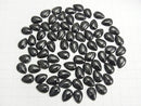 [Video] Nuummite Pear shape Cabochon 14x10mm 2pcs