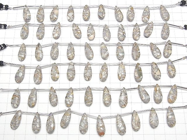 [Video] Copper Opal AAA Pear shape (Smooth) 20x8mm 1strand (8pcs)